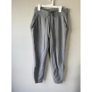 Lululemon warm down joggers size 6 
Color: Heathered core medium grey 
28 inch